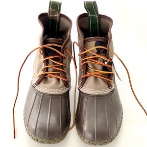 Men’s LL Bean Canvas Bean Boots 12